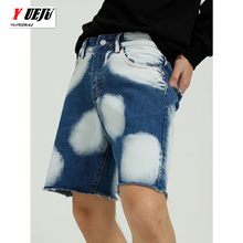 Shorts jeans masculino de verão 2021 algodão, esticável, moda casual slim fit, elástico de alta qualidade, roupas casuais de denim, 95% 2024 - compre barato