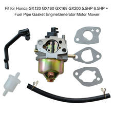 Carburetor Carb Fit for Honda GX120 GX160 GX168 GX200 5.5HP 6.5HP + Fuel Pipe Gasket EngineGenerator Motor Mower 2024 - buy cheap