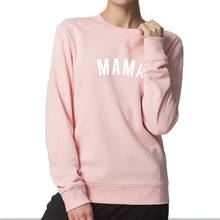 MAMA 100%Cotton Hoodie Women's Long Sleeve Sweatshirt Letter Print Shirts Sweatshirt Clothing Tracksuits Pullover Poleron Mujer 2024 - buy cheap