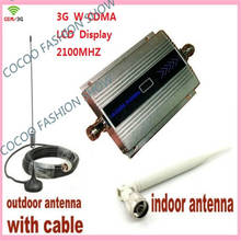 ZQTMAX-amplificador de señal móvil 3G, repetidor wcdma con antena de copa de succión de 10M, 2100 UMTS 2024 - compra barato