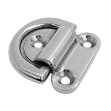 6mm Folding Pad Eye, Deck Lashing Ring, Trailer, Marine Boat, Caravan, Yacht 2024 - buy cheap