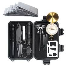 10 IN 1 Outdoor Survival Kit Set Multifunction Military Outdoor Tactical Defense Equipment SOS Emergency First Aid Kit Adventure 2024 - buy cheap