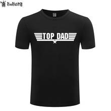 Top Dad Printed T Shirt Men Funny Cotton Short Sleeve Tshirt Streetwear Creative T-Shirt for Men Tee Shirt Father's Day Gift New 2024 - buy cheap