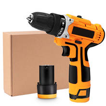 12V Cordless Electric Drill Screwdriver Rechargeable Lithium Battery Drilling Machine Mini Hand Drill Wireless Driver Power Tool 2024 - buy cheap