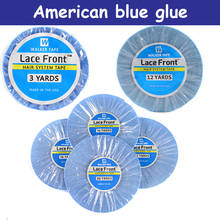 3 12 36 Yards Super Hair Blue Lace Front Support Tape for Wig Toupee Tape Double Side Tape for Tape Hair Extension 2024 - buy cheap