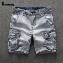 Sexy Men Jeans Demin Shorts Western 2021 Summer New Patchwork Shorts Male Casual Multi-pockets Half Pants Demin Mens Clothing 2024 - buy cheap