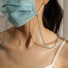Boeycjr colar máscara óculos pingente & colar corrente joias pingente colar para mulheres 2024 - compre barato