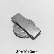 5~200PCS 30x10x2 mm N35 Super Strong Block Neodymium Magnets Rare Earth Magnet 30mm x 10mm x 2 mm sheet magnet 30*10*2 mm 2024 - buy cheap