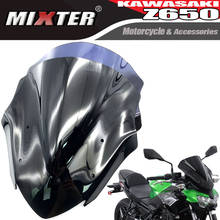 Motorcycle Sports Touring Racing WindScreen Windshield Viser Visor Deflector For KAWASAKI Z-650 Z 650 Z650 2020 Double Bubble 20 2024 - buy cheap