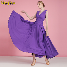 Vestido de dança de salão sexy para a mulher valsa tango vestidos de dança padrão foxtrot dancewear senhoras trajes de desempenho moderno 2024 - compre barato