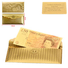 WR AAA High Quality Gold Banknote Fake Money Business Souvenir Gifts Currency Bill Note Art Crafts Value Collection in envelope 2024 - buy cheap