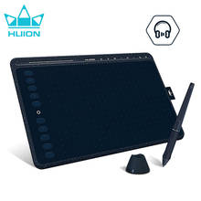 HUION 8192 Levels Graphic Tablet HS611 Digital Drawing Tablets with Express Keys Bar Battery-Free Pen Support Tilt Function 2024 - купить недорого