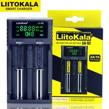 Liitokala-cargador de batería de litio, Lii-S2 LCD, 3,7 V, para 18650, 18350, 18500, 16340, 21700, 20700B, 20700, 26650 o 1,2 V, AA, AAA, NiMH 2024 - compra barato