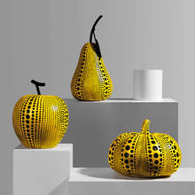 Resin Yellow Apple Shape Desktop Decoration Living Room Desktop Art Decoration Home Desktop Decoration Ornaments Exquisite Gift 2024 - buy cheap