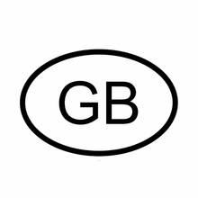 Interesting GB GREAT BRITAIN COUNTRY CODE OVAL Car Sticker Covering The Body Vinyl Decals Motorcycle Accessories Pvc 13cm X 9cm 2024 - buy cheap