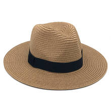 Femme Vintage Panama Hat Men Straw Fedora Sunhat Women Summer Beach Sun Visor Cap Chapeau Cool Jazz Trilby Cap Sombrero 2024 - buy cheap