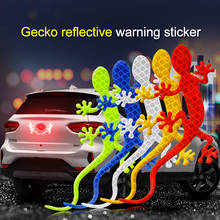 2Pcs/lot Gecko Reflective Sticker for Car Safety Warning Mark on Cars Auto Exterior Accessories  Night Driving Warning Stickers 2024 - buy cheap