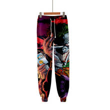 Haha joker calças de moletom com estampa 3d, calças esportivas casuais para homens, para corrida, estilo harajuku, hip hop 2024 - compre barato