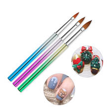 3PCS Nail Art Pen Dotting Painting Drawing Liner Polish Brush Set UV Gel Extension Nail Painting Brushs Manicure Tools 2024 - buy cheap