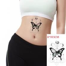 Waterproof Temporary Tattoo Sticker Butterfly Moon Planet Circles Hand Arm Body Art Flash Tattoo Fake Tattoo for Women Men 2024 - buy cheap