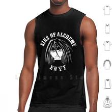 Sins Of Alchemy - Envy tank tops vest sleeveless Alchemy Alchemist Patch Biker Club Anime Manga Full Metal 2024 - buy cheap