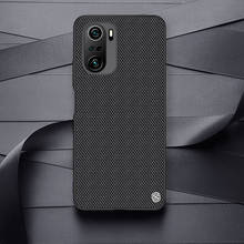 NILLKIN-funda de fibra de nailon para Xiaomi Redmi K40 Pro + Plus, carcasa trasera dura, con textura, K40 2024 - compra barato