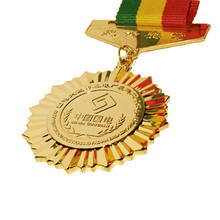 Best selling gear side honor medal with competitive price aluminum alloy gold medal 2024 - buy cheap