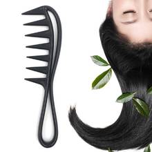 Escova de cabelo encaracolada desembaraçadora, pente de plástico para cabeleireiro e barbeiro, ferramenta de estilo para mulheres e homens 2024 - compre barato