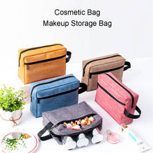 2021 New Polyester Portable Cosmetic Bag Travel Organizer Makeup Storage Bag Multipurpose Toiletry Washbag Large Capacity Case 2024 - buy cheap