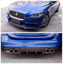 Parachoques delantero de fibra de carbono para coche, alerón trasero, difusor de labios, apto para Jaguar XE Sedan 4 puertas, 2015-2018 2024 - compra barato