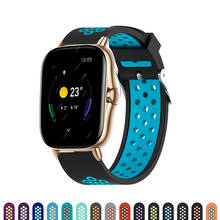 Correa de silicona para reloj inteligente Huami Amazfit GTS 2, repuesto de pulsera para Amazfit BIp S Lite GTR, 42mm, GTS2 2024 - compra barato