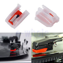 Aguja Stylus tocadiscos para reproductor de discos LP, accesorio para gramófono, Phono para Cartucho de cerámica para disco de vinilo 2024 - compra barato