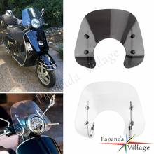 Parabrisas transparente para motocicleta, deflectores de viento de aire, soporte de montaje, para Piaggio Vespa GTS 250 300, 2019 2024 - compra barato