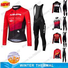 2021 Team MMR Cycling Jersey Winter Set Men Cycling Clothing Race Road Bike Suit Bicycle Jacket Pants MTB Maillot Ropa Ciclismo 2024 - buy cheap