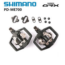 Shimano GRX педали PD-ME700 Trail регулируемый стабильный самозапирающийся велосипед педали для MTB велосипеда ME700 черный 2024 - купить недорого