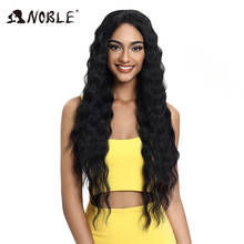 Noble Hair Lace Wig ombre blonde Wig 30 Inch Long Wavy Dark Root Synthetic Lace Wigs For Black Women Available Free Ship 2024 - buy cheap