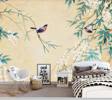 Papel de parede Chinese flower and bird pastoral style 3d wallpaper mural,living room tv wall bedroom wall papers home decor 2024 - buy cheap