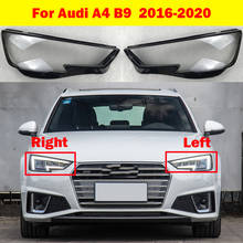 For Audi A4 B9 Car Front headlights transparent headlights glass lamp shade shell lamp cover 2016-2020 2024 - buy cheap