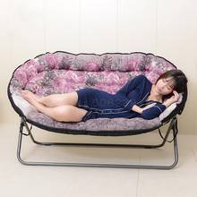 Sofá preguiçoso, varanda de tatami duplo, sofá-cama pequeno, quarto, cadeira dobrável recreativa única 2024 - compre barato