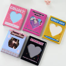 64 Pockets Cartoon 3in Photo Album Card Holder Receipt Storage Hollow Love Heart Photo Holder Business Card Bag photocard Holder 2024 - buy cheap