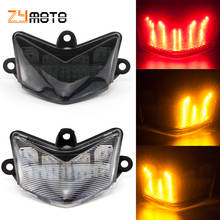 Sinal de seta com luz led integrada, para kawasaki zx10r 2004 2005 zx 10r 2024 - compre barato