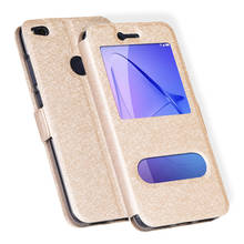 Front Window Leather Filp Case For Huawei honor 8 lite 2017 phone cover Honor8 lite 5.2" back cases Honor8lite bumper coque 2024 - buy cheap