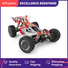 WLtoys 144001 2,4G гоночный Радиоуправляемый автомобиль, конкурс 60 км/ч, Металлическое шасси, полноприводный Электрический радиоуправляемый автом... 2024 - купить недорого