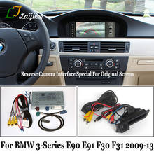 Pantalla original iDrive 2009 CIC para BMW Serie 3, E90, E91, E92, F30, F31, F34, 2013 ~ 3,0, Kit de cámara de marcha atrás trasera HD 2024 - compra barato