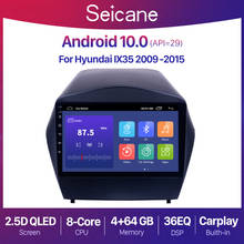 Seicane-rádio automotivo com gps, android 10.0, 2 + 32 gb, para hyundai, tucson 2, ix35, 2009 a 2015, navegação, multimídia, reprodutor de vídeo, 2 din, 9 ", qled 2024 - compre barato