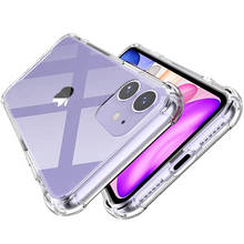 Transparent Shockproof Phone Cases for iPhone 12 11 Pro X Xs Max Silicone Case Back Cover for iPhone 7 8 6 Plus SE 2020 XR Case 2024 - buy cheap