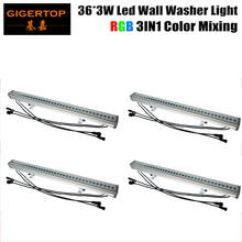 Best Sale 4 Pack 36 x 3W 3In1 Led Wall Washer Light,IP65 Outdoor Led Washer Light DMX 512,RGB led Wall Washer Stage Light 3/7CH 2024 - buy cheap