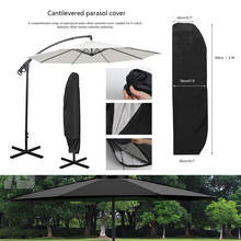 265cm Outdoor Patio Umbrella Waterproof Protective Cover With Zipper For Garden Cantilever Parasol Umbrellas Case 2024 - buy cheap