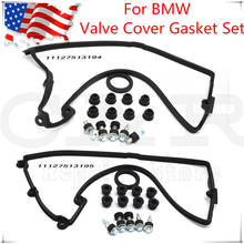 Conjuntos de Juntas Da Tampa de Válvulas 2Set Left & Right para BMW 550i 545i 645ci 745i X5 4.4L 4.8L 11127513195 11127513194 11 12 7 513 195 2024 - compre barato