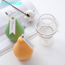 Fruit shape candle mould Aromatherapy candles Moulds Pear mold Acrylic plastic candle mold Homemade scented candle molds 2024 - buy cheap